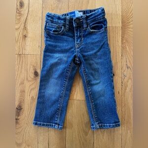 Old Navy straight adjustable waist toddler jeans 18-24 month